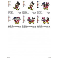 Package 3 Mickey Mouse 09 Embroidery Design